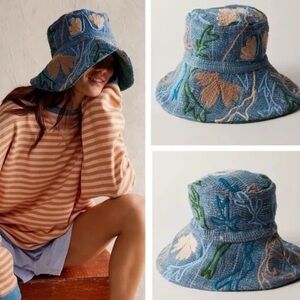 Free People Vintage Kantha Bucket Hat